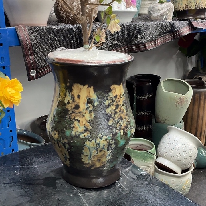 20×30 -粗陶花盆有孔-买买买