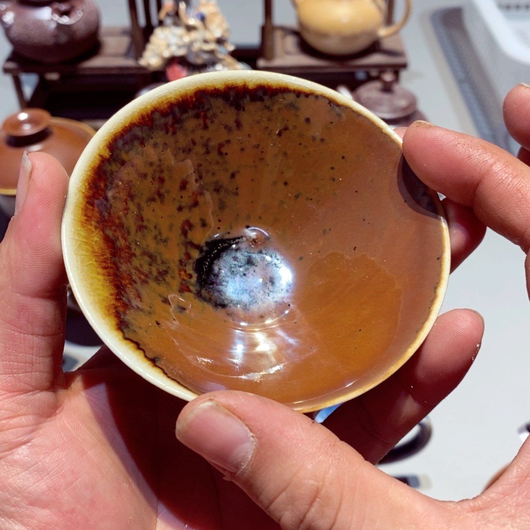 柴烧茶具陶瓷杯子