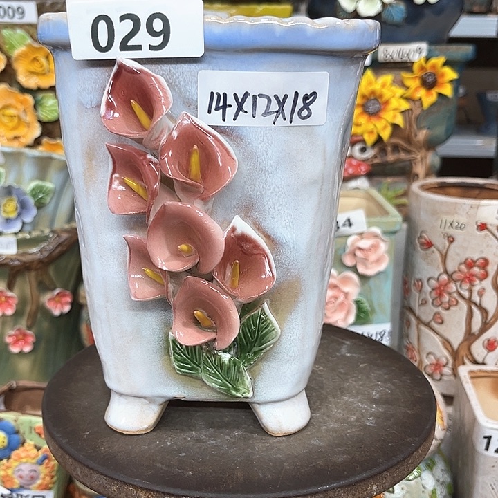 紫砂花盆粗陶材质多肉花盆