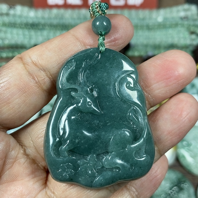 【闪购商品】翡翠颈饰未镶嵌玉吊坠翡翠玉一路有你一路相伴