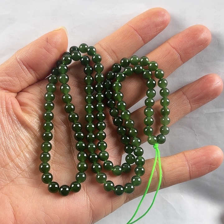 项链未镶嵌和田玉（碧玉）3****5