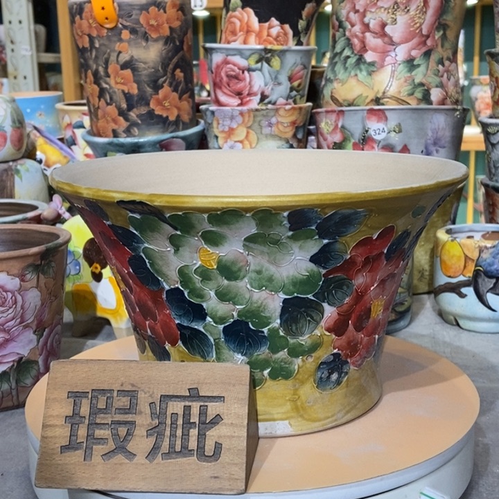 红陶景德镇艺术手绘作品