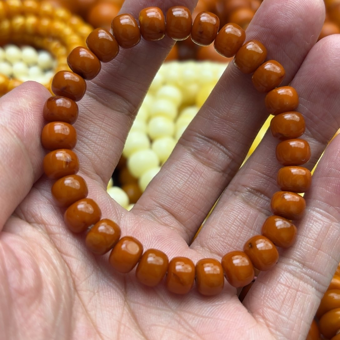琥珀手链未镶嵌蜜蜡