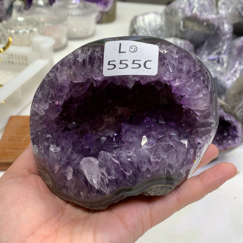 【闪购商品】水晶摆件未镶嵌壹**?天然紫水晶