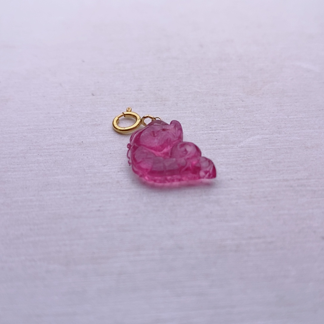 18K金镶嵌小滴溜碧玺碧玺A小滴溜