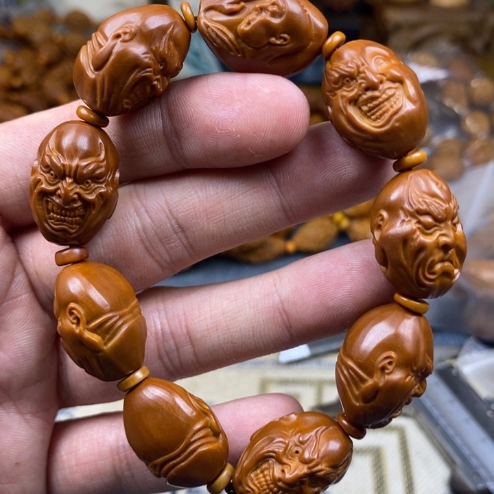 橄榄核手串/手链橄榄核雕工艺手串