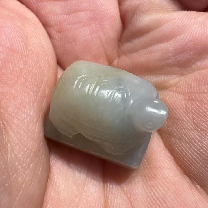 和田玉未镶嵌挂件指*