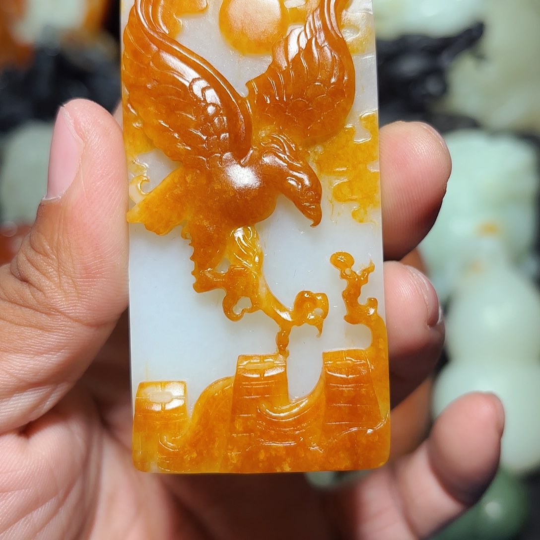 和田玉挂件未镶嵌用**0