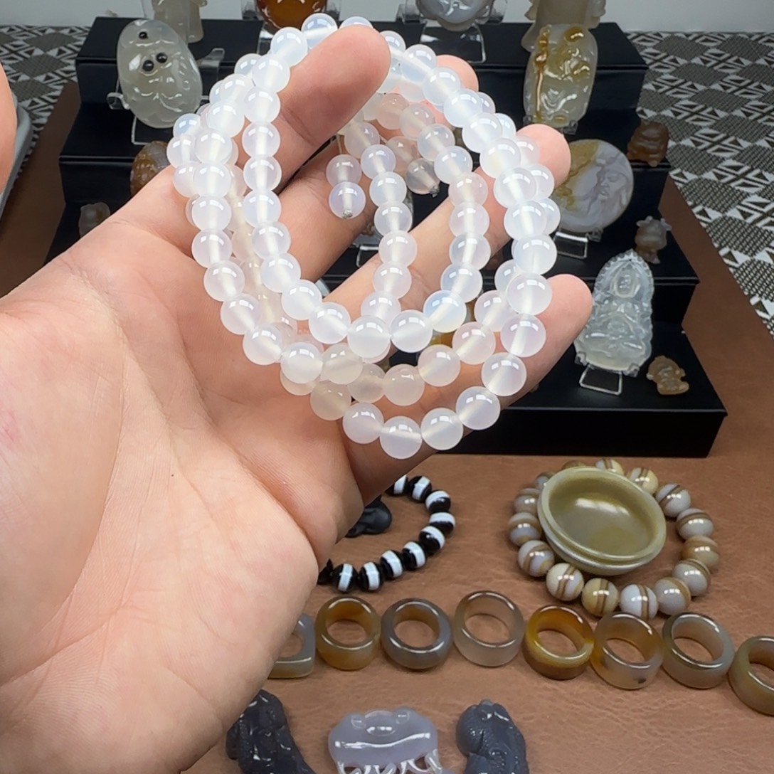 玛瑙/玉髓未镶嵌吊坠(不含链)