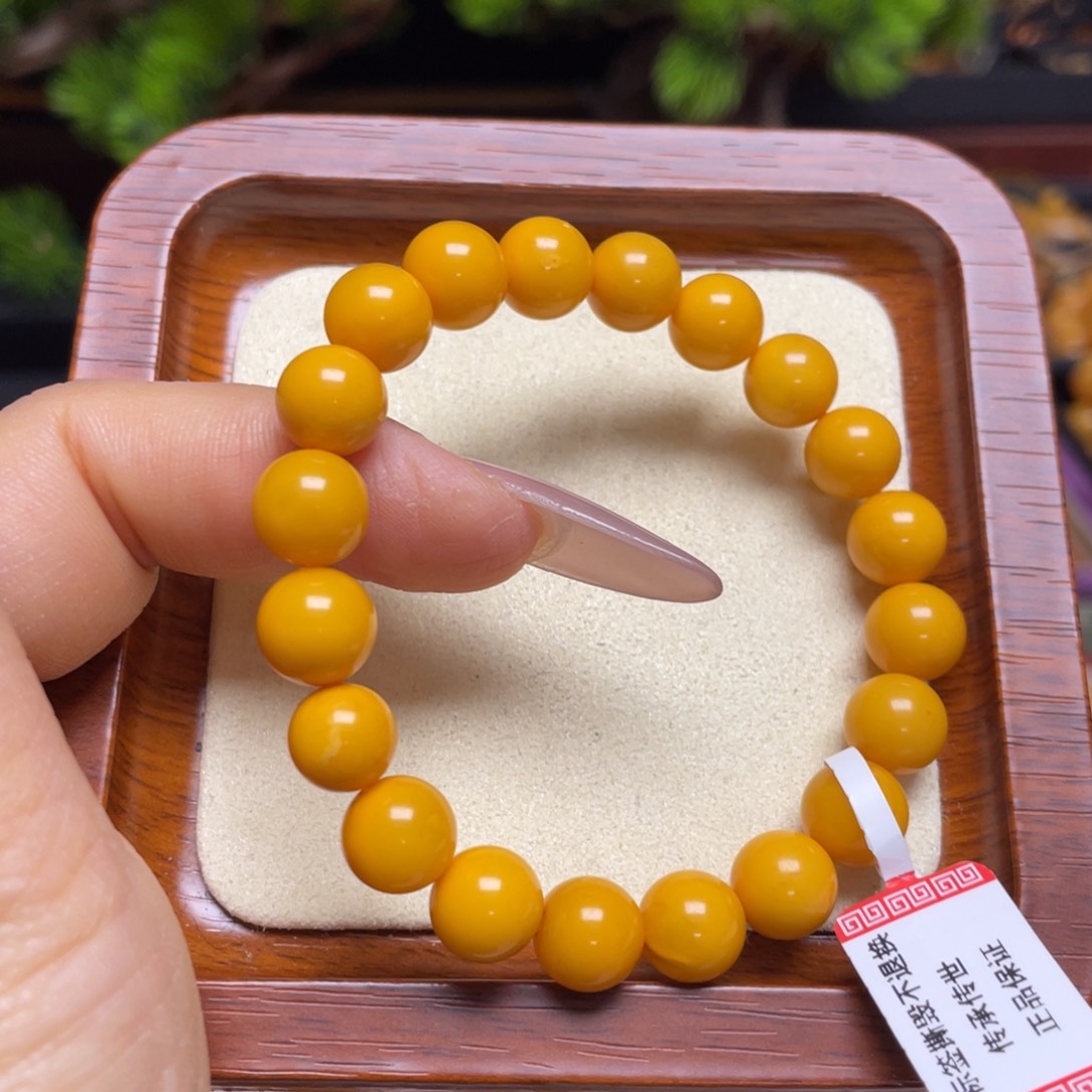 蜜蜡手链未镶嵌手串