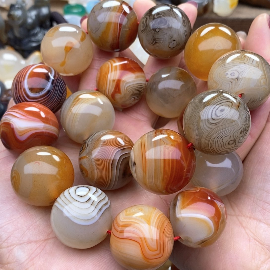 玛瑙/玉髓手持未镶嵌来**长