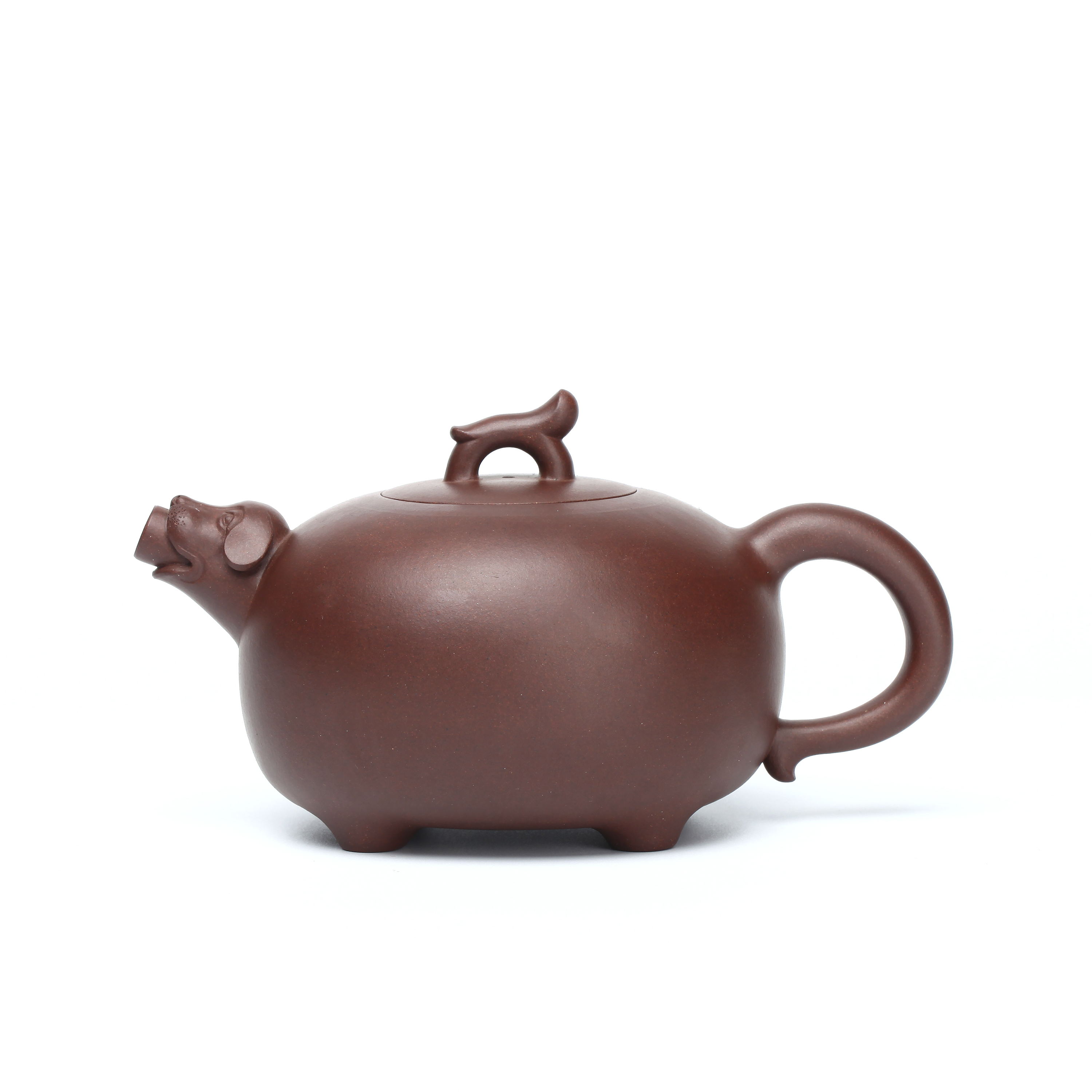 14215、徐维真 灵犬壶（旺财）【当代名家精品紫砂专场拍卖】