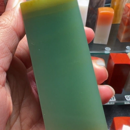 老挝石朴*云南绿结晶冻