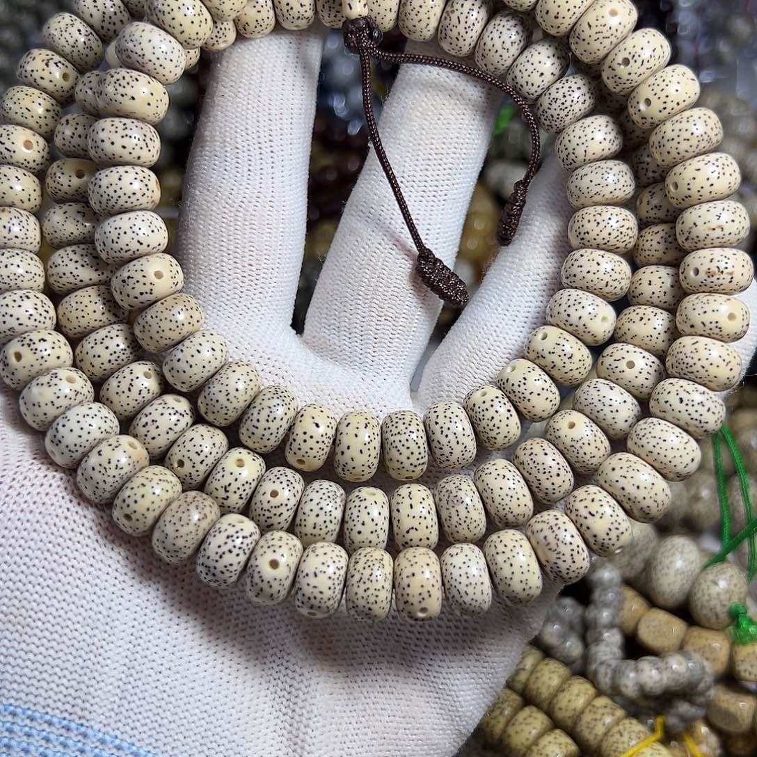 星月菩提手串星月菩提脱脂顺白