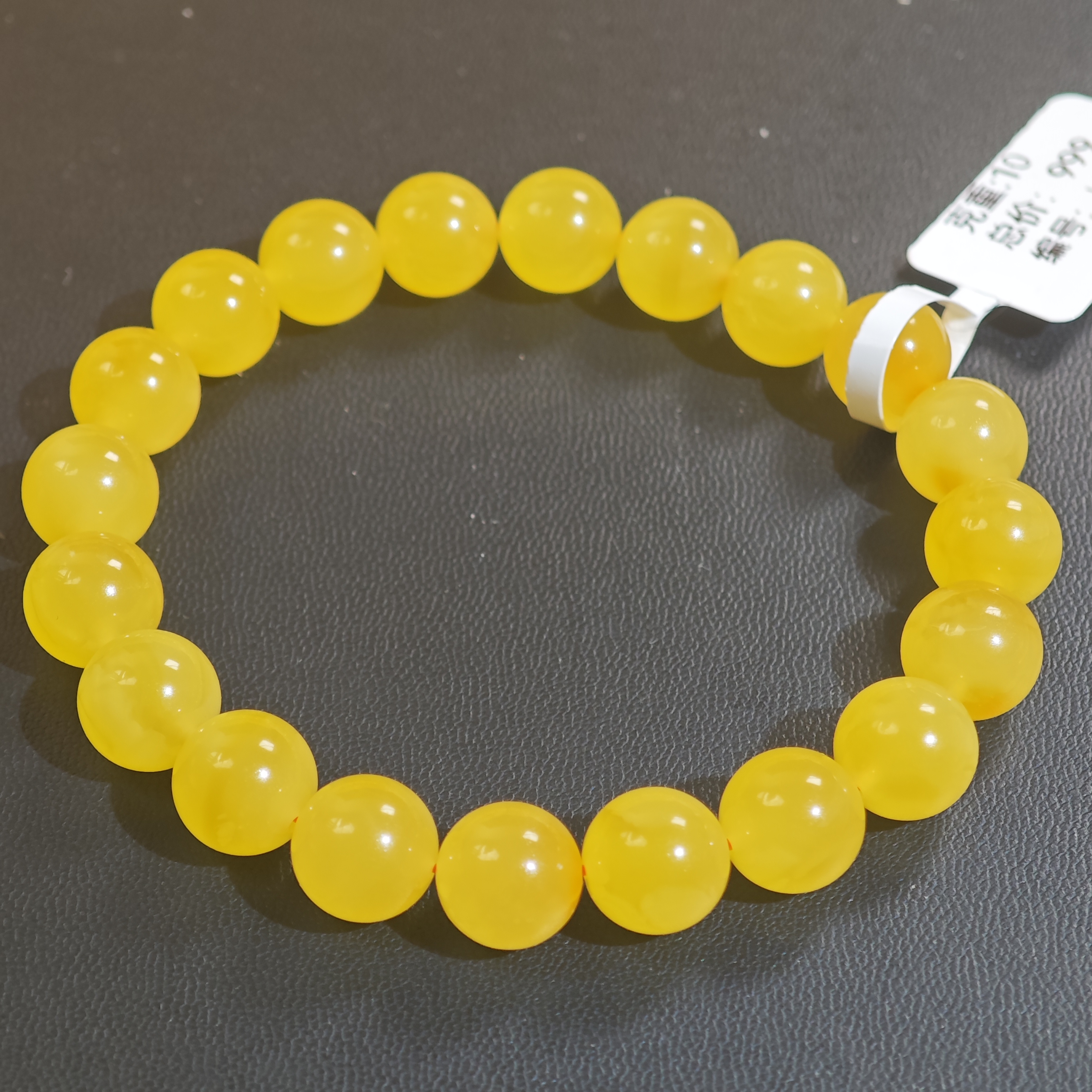 8mm鸡油红手串纯天然7.98g hh