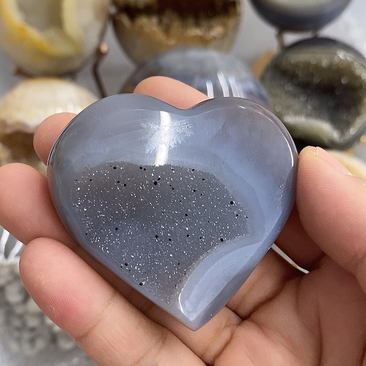 紫晶珠宝半成品未镶嵌