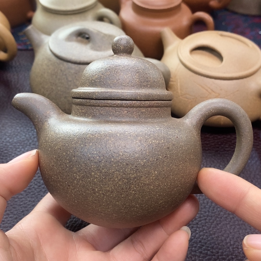 茶壶紫泥黄龙山原矿紫砂砂