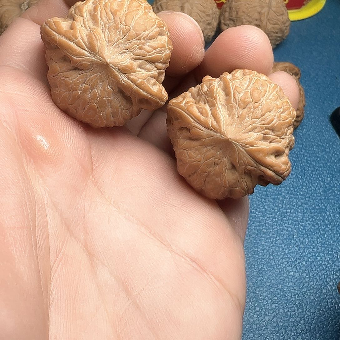 文玩核桃把件35铁锤