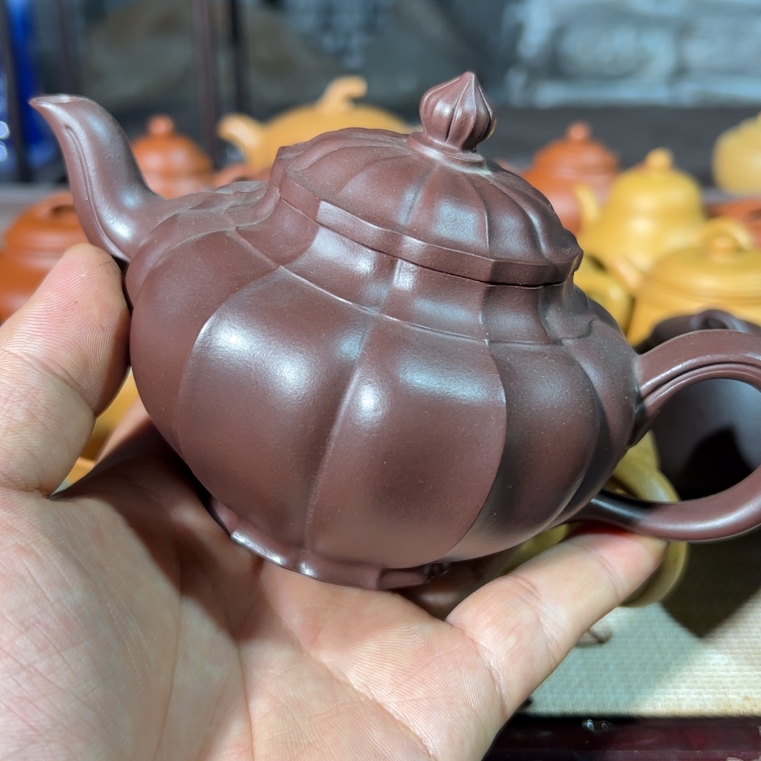 葫***希茶壶紫砂全手制作