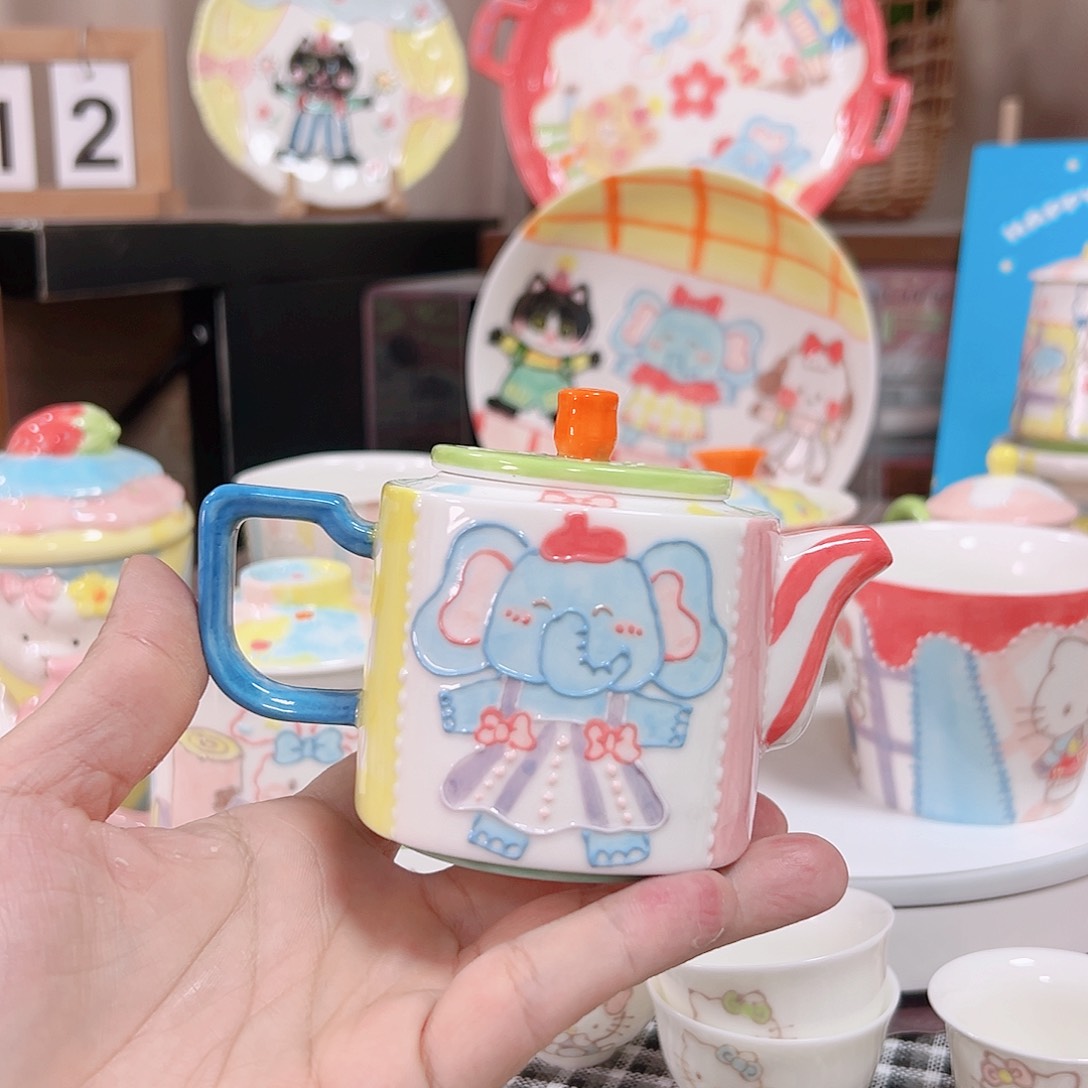 可爱陶瓷高温手作