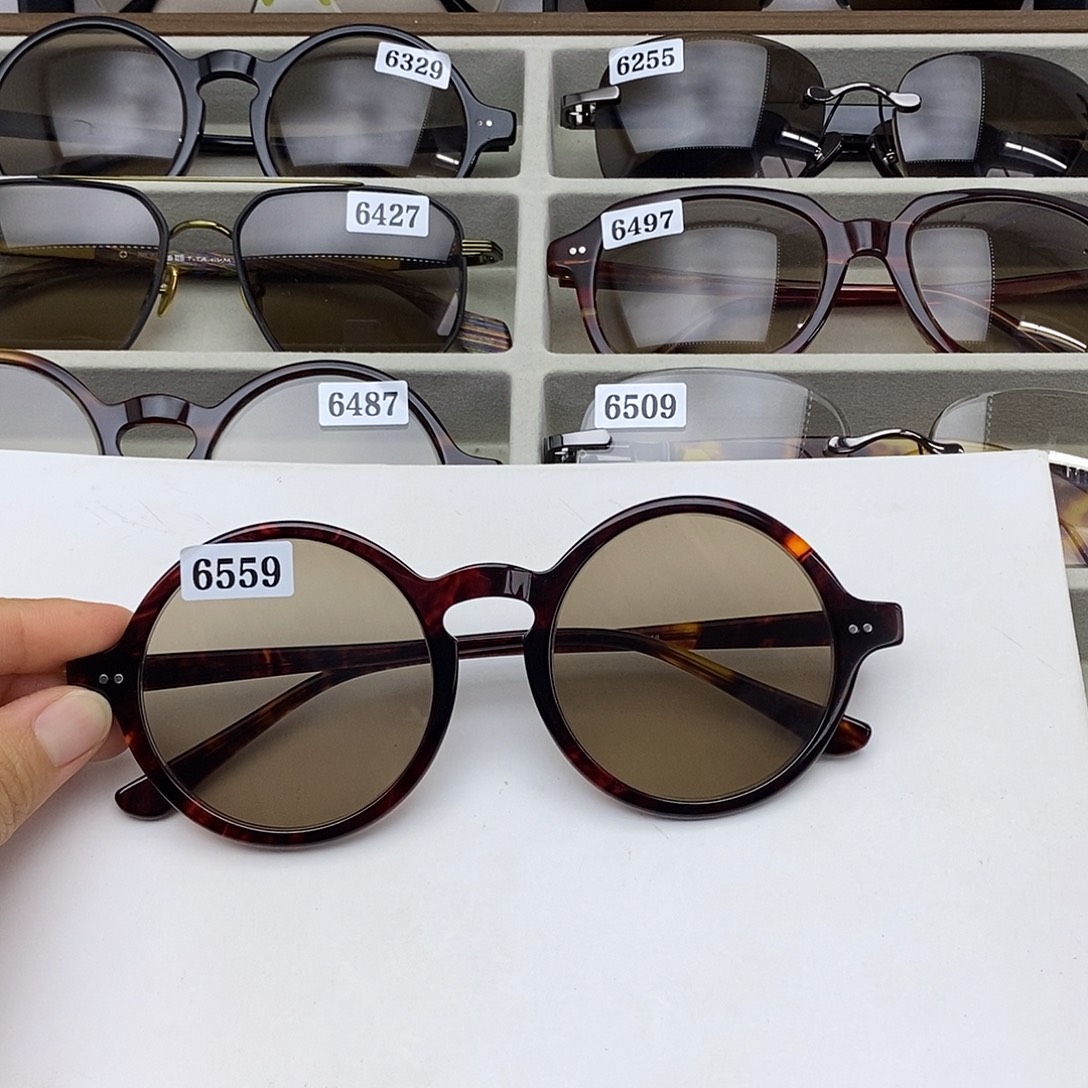 全框款约60mm带棉平板复古圆天然茶水晶