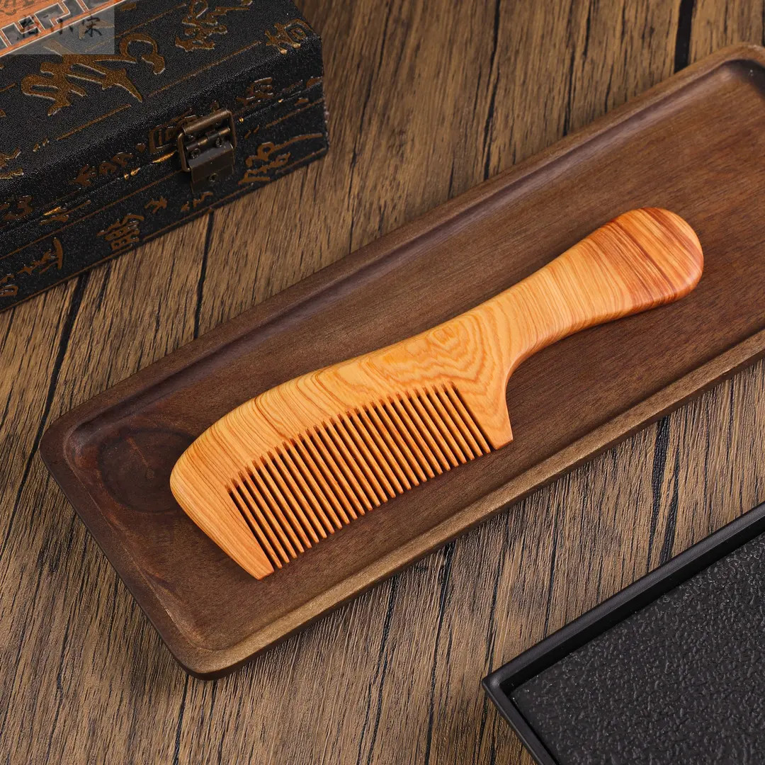 《柏喜阁》太行崖柏长柄梳子