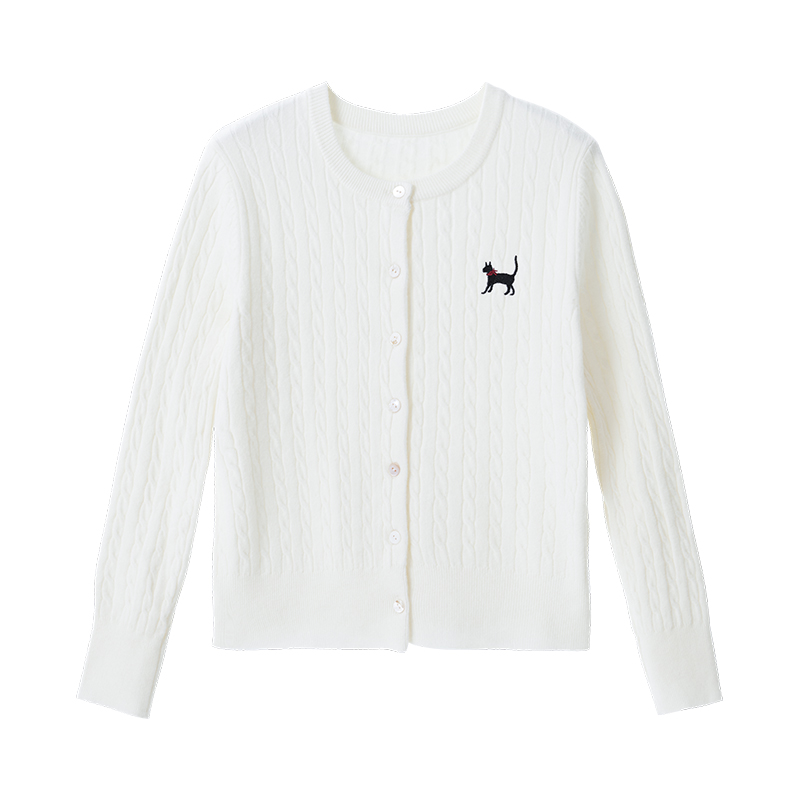 Iammix27【开心专属】短款法式开衫Z6A5036