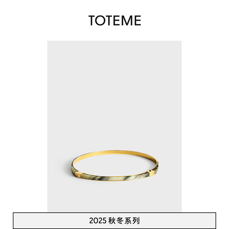TOTEME女士25秋冬新款米色/金色经典颈链
