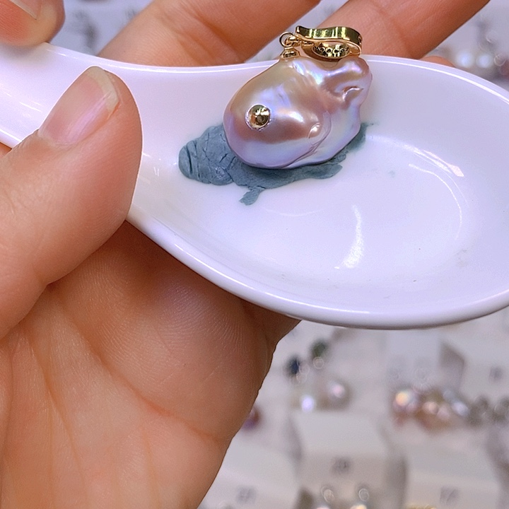 淡水珍珠颈饰合金