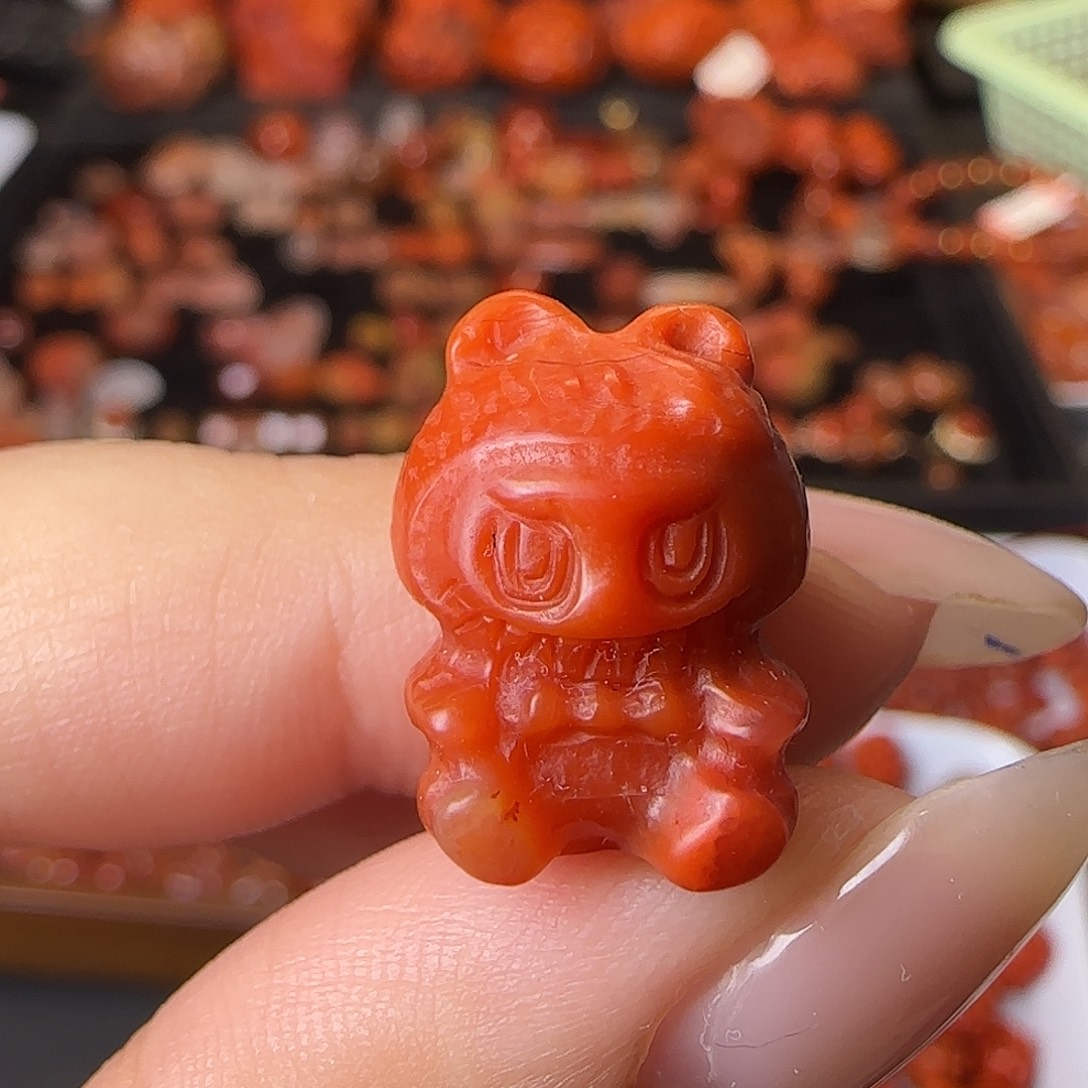 吊坠(不含链)未镶嵌南红玛瑙