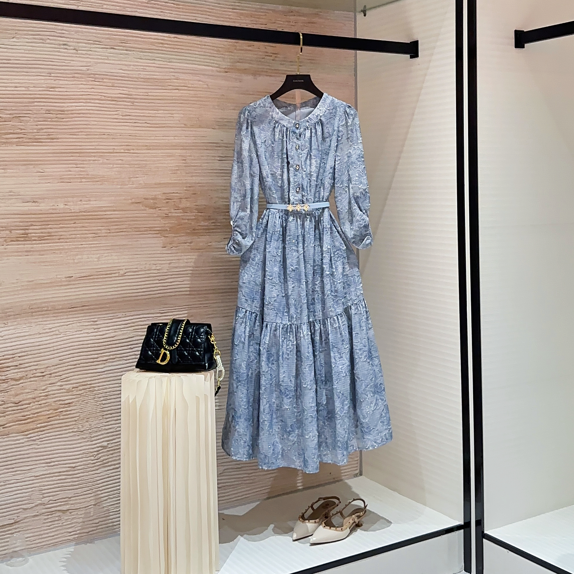 【宠粉价】夏季时尚设计师法式轻奢小众高级感显瘦连衣裙CO-140