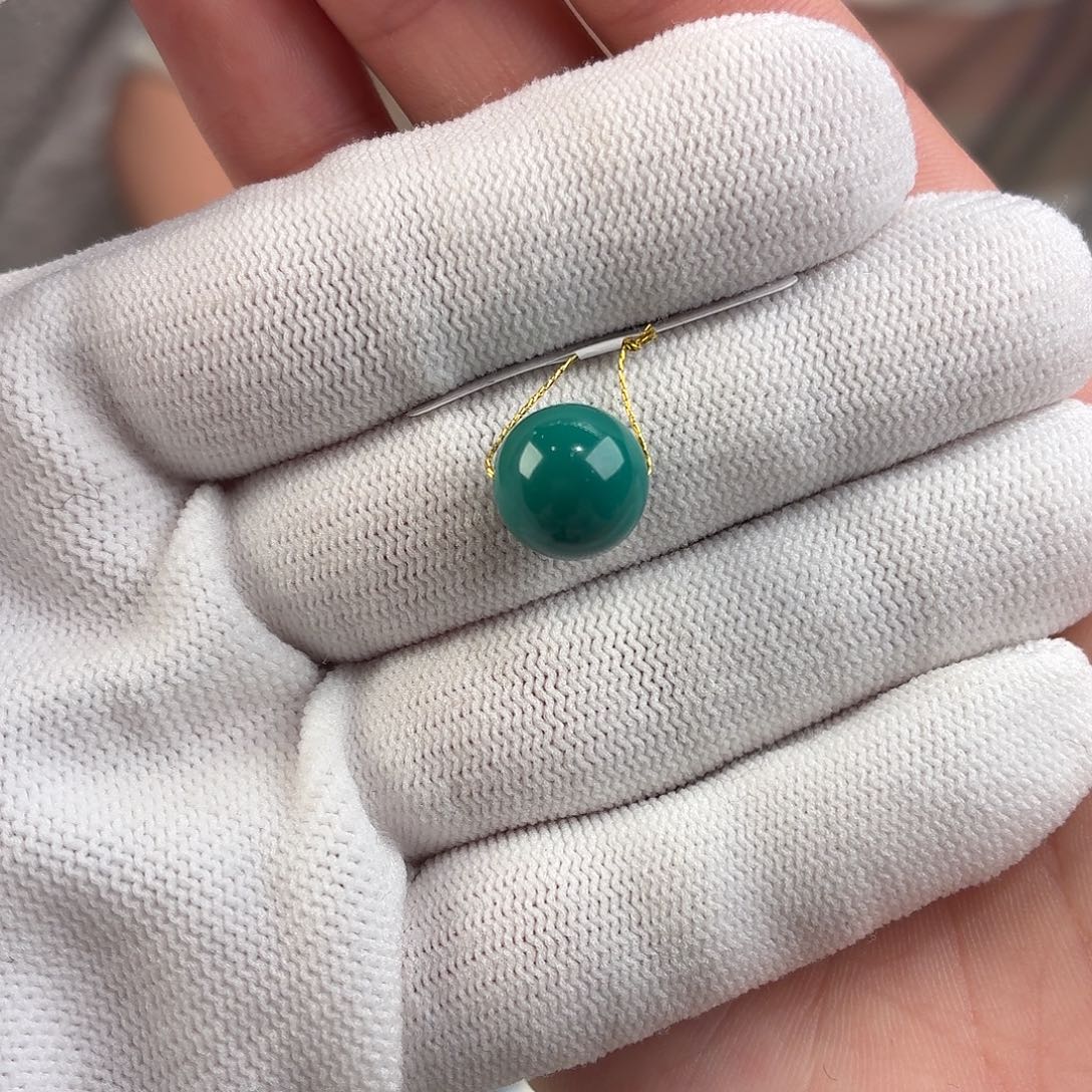 绿松石未镶嵌配饰10.8mm
