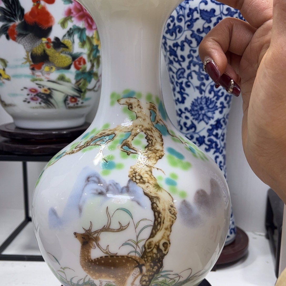 景德镇陶瓷花瓶摆件