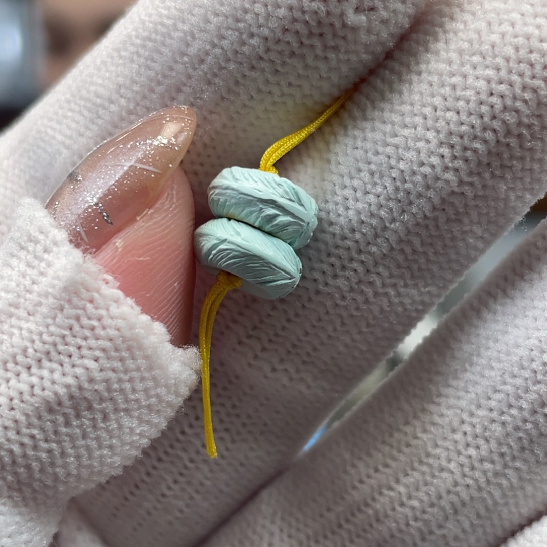 绿松石未镶嵌挂件