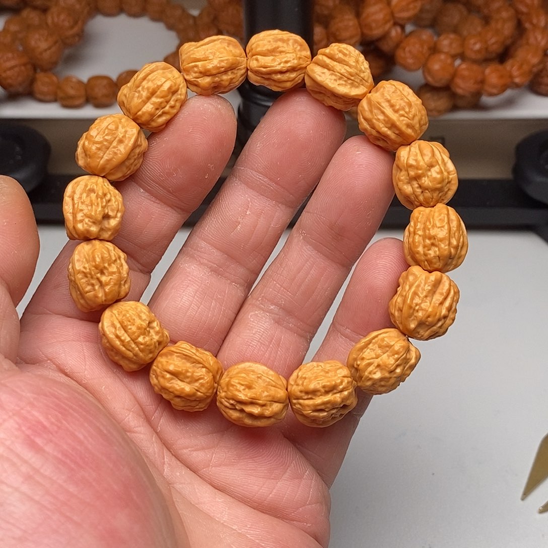 手串文玩核桃文玩核桃1.5金蝉