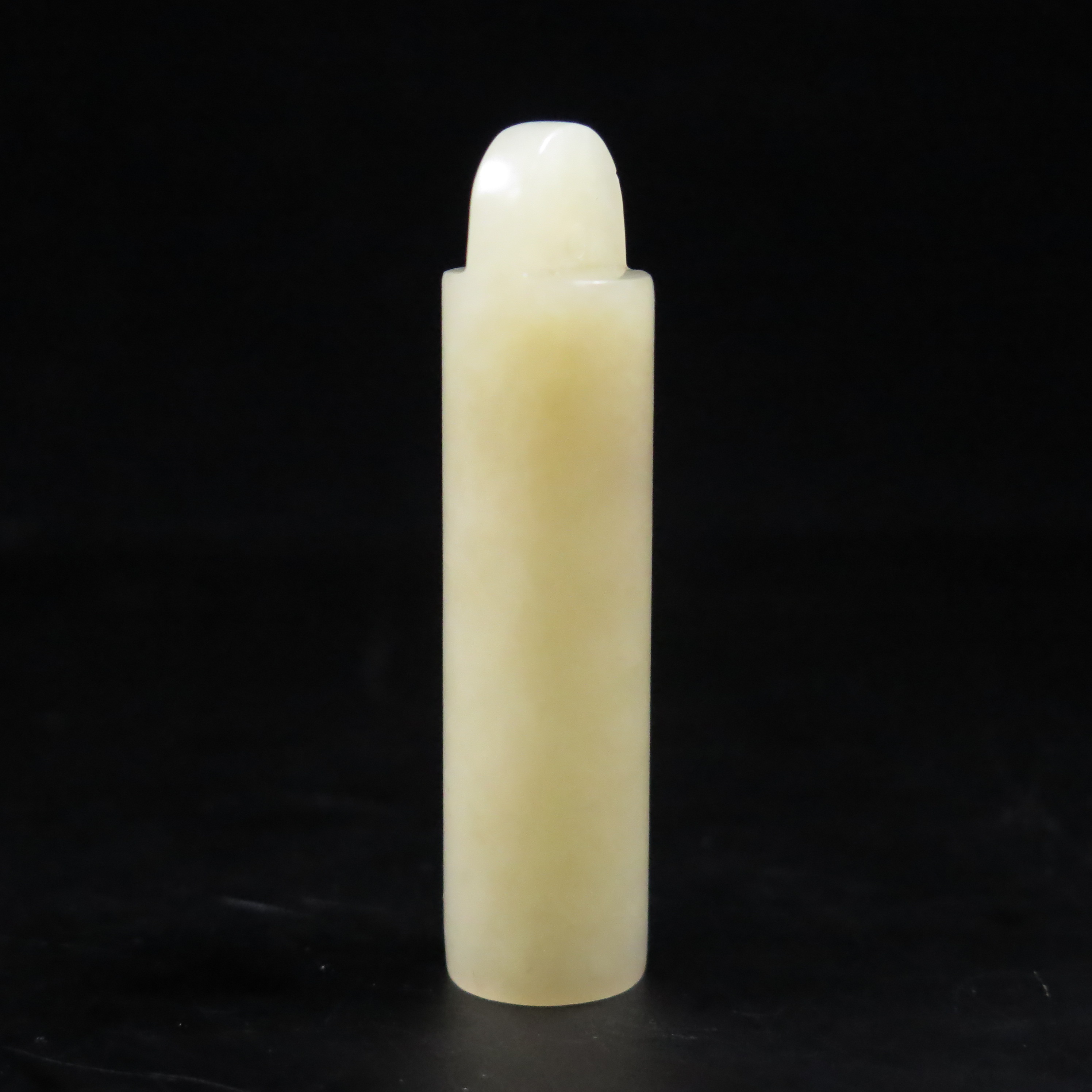 晚清民国玉翎管/HY566412/和田玉/槐荫山房