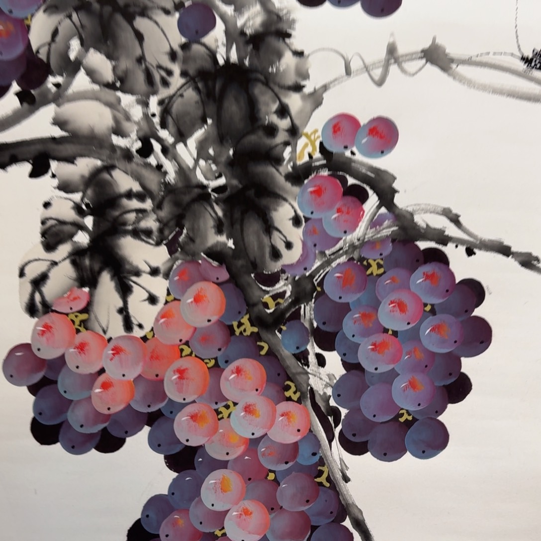 国画国画作品山水花鸟