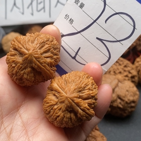 桃核吊坠34大蒜头核桃