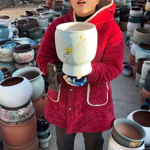 口20高25瑕疵盆子 