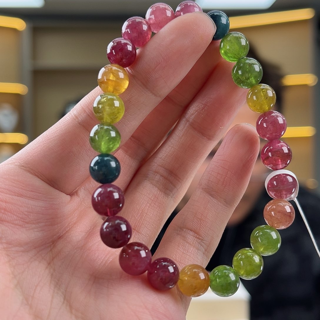 碧玺碧玺8mm          未镶嵌唯*