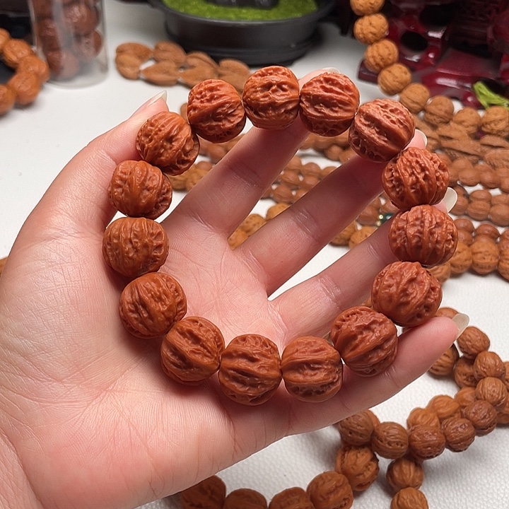 桃核手串粗筋八楞