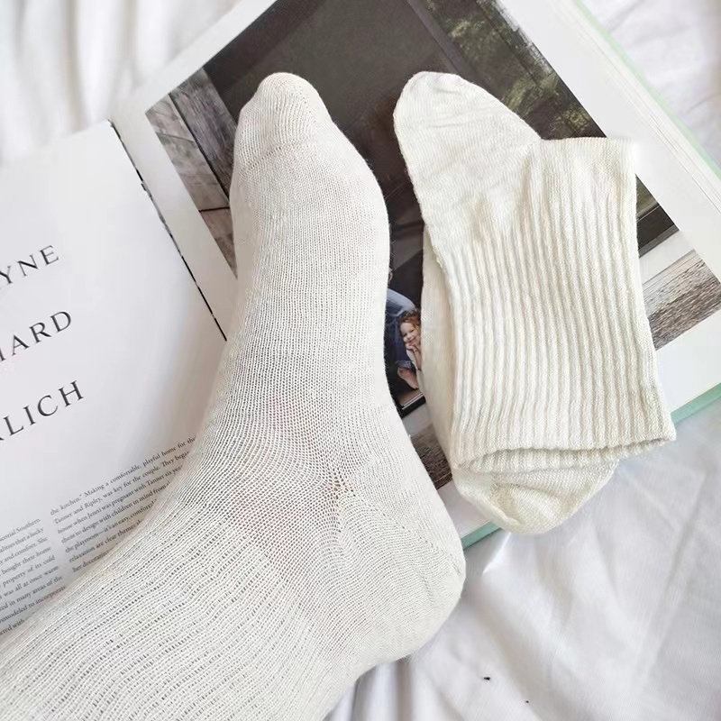 亚麻袜子男女不臭夏季吸汗抗菌抑菌防臭中筒运动袜