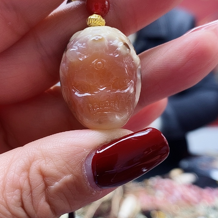 玛瑙/玉髓颈饰合金