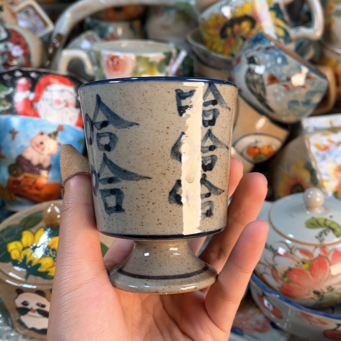 景德镇手工手绘杯