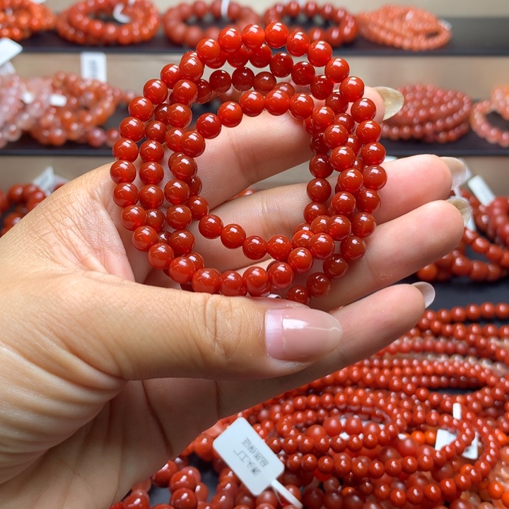 玛瑙/玉髓手串未镶嵌r****s