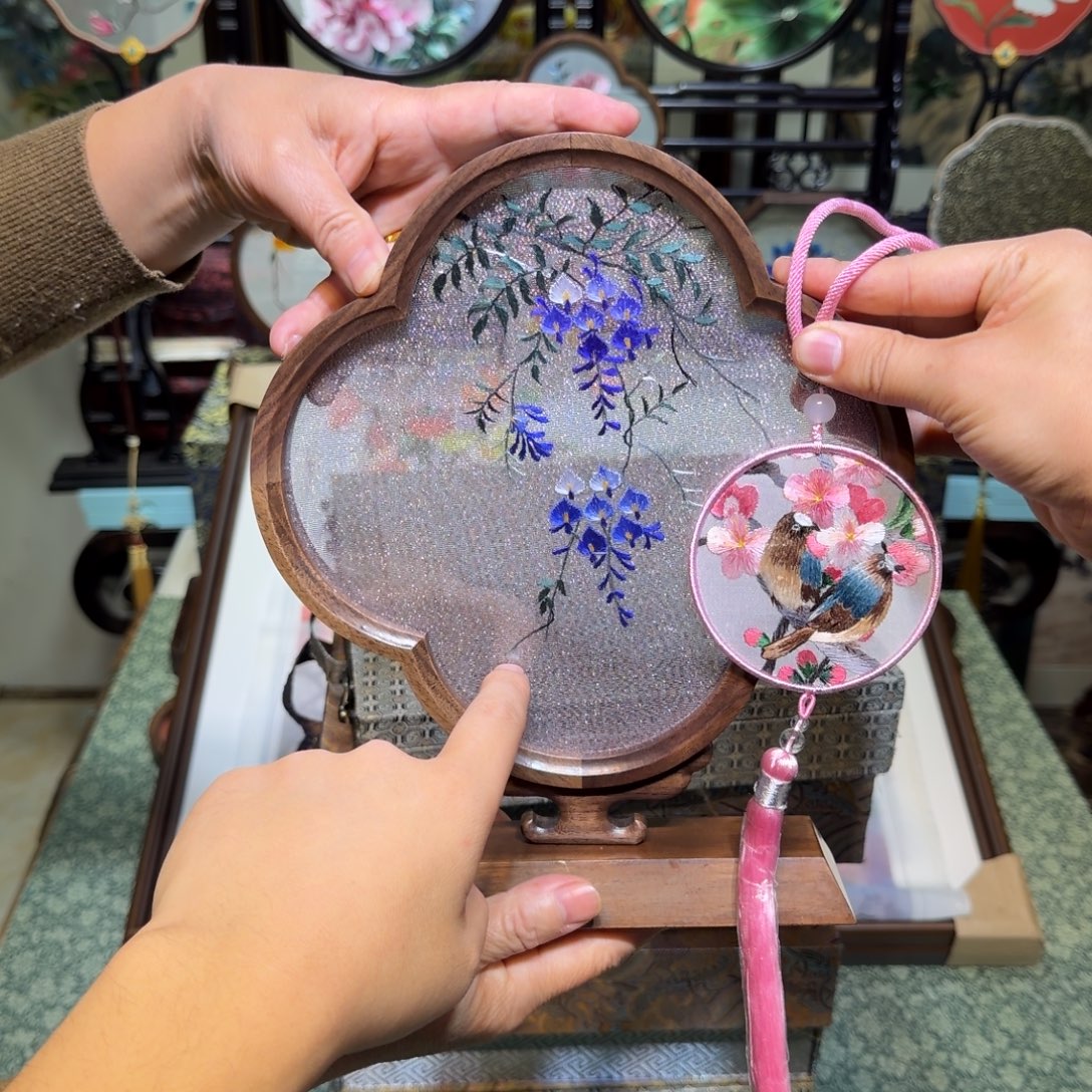 刺绣手工苏绣工艺制作技艺精湛
