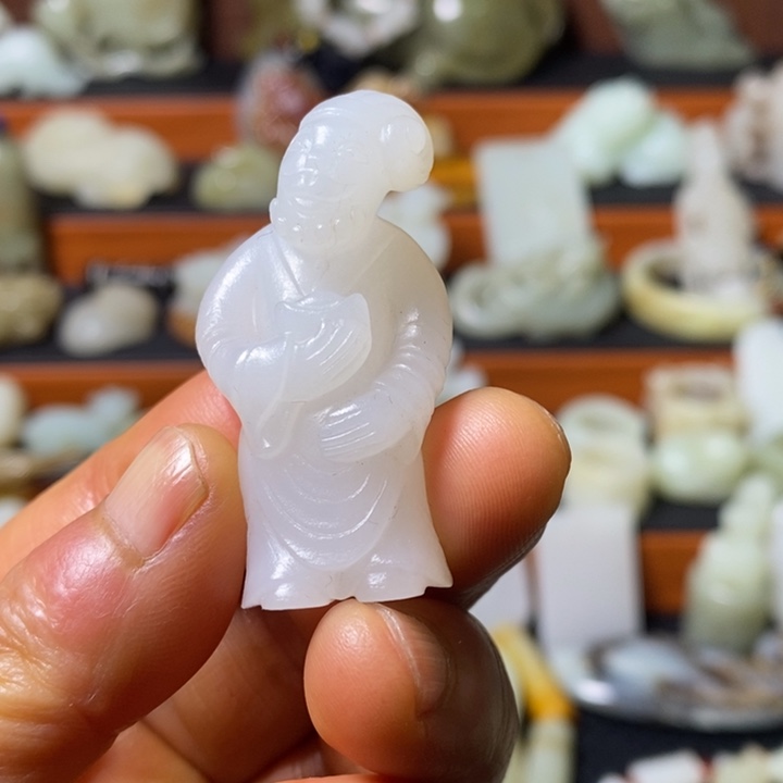 和田玉（青玉）未镶嵌颈饰