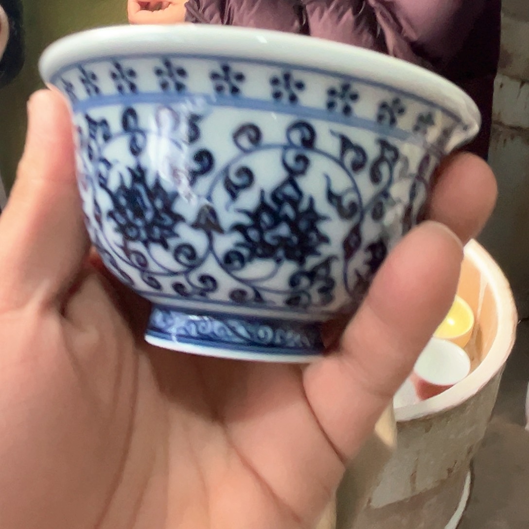 杯青花瓷器青花瓷器