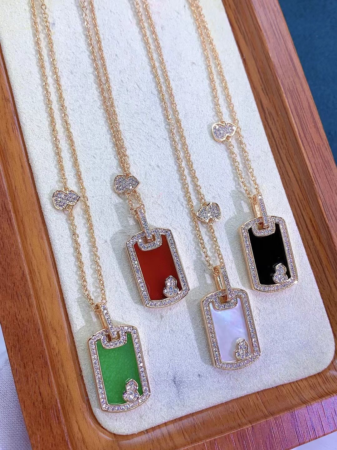 项链 麒麒无事牌项链A834