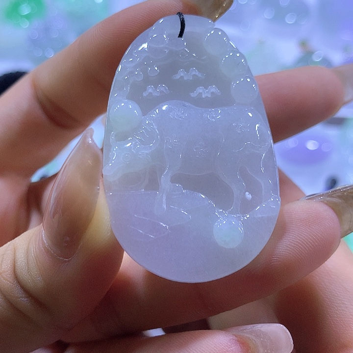 翡翠未镶嵌颈饰天然翡翠A货吊坠